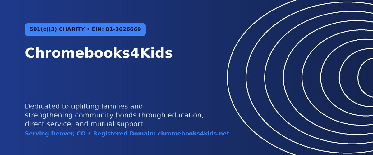 Chromebooks4Kids Official Banner
